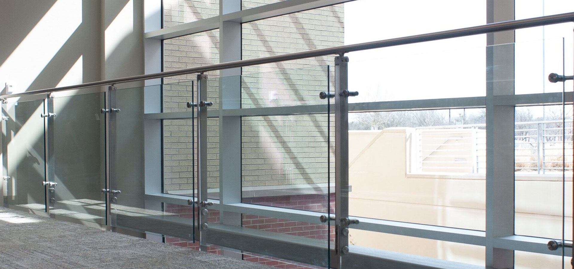 Aluminium Glass Railing